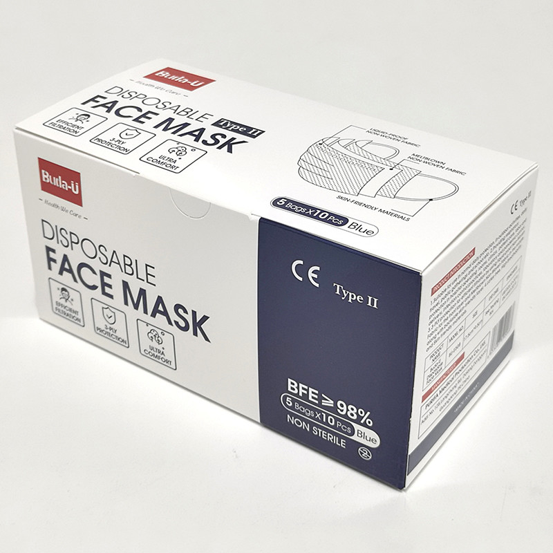 Schutzmaske FDA-Gerät ASTM-Niveau-2 erwachsenes medizinisches aufgelistet und Ausrichtung