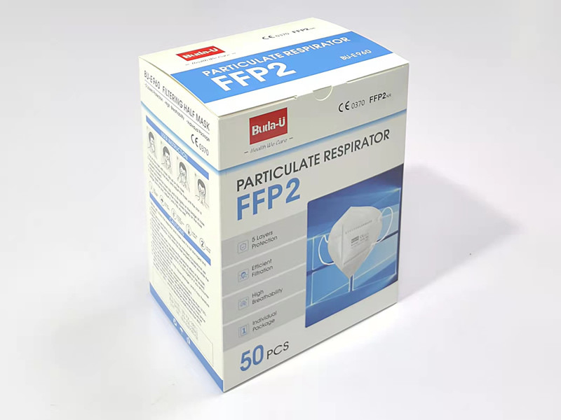 CE0370 Schutzmasken der Bescheinigungs-FFP2 fünf Schicht mit 94% Filtration